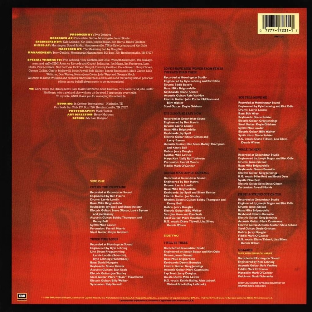 Dan Seals On The Front Line 1986 I Plak Sesi